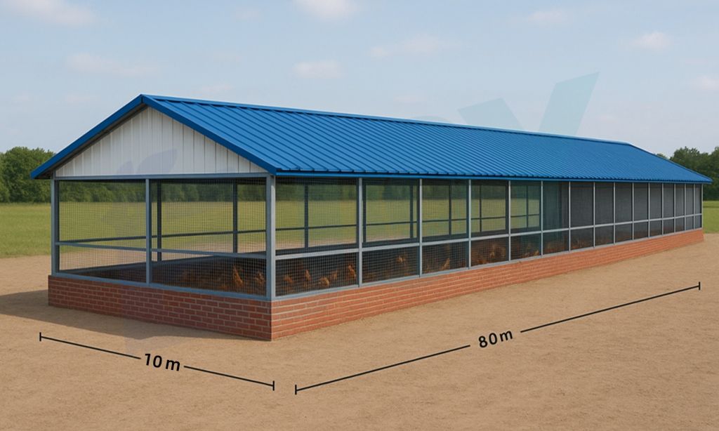 Open briler chicken house Open briler chicken house